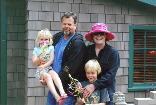 Michael and Diana with Muses